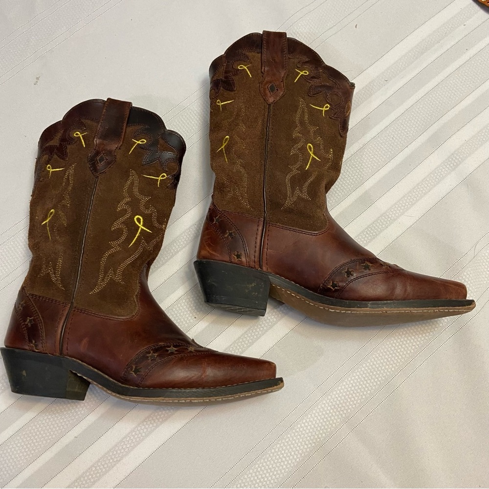 Women’s Leather Western Cowboy/ Cowgirl Boots - Very Nice! size 7
